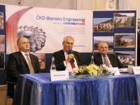 Návštěva prezidenta ČR pana Miloše Zemana v ČKD Blansko Engineering, a.s.
